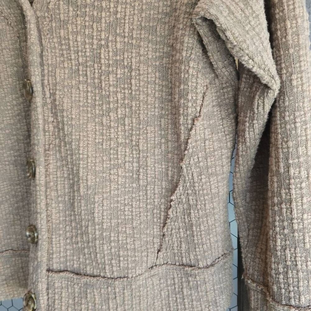 Vince Camuto Olive Green Button Up Cardigan Size L - Picture 7 of 8